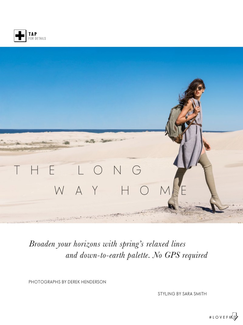 Gabby Westbrook-Patrick featured in The Long Way Home, October 2013