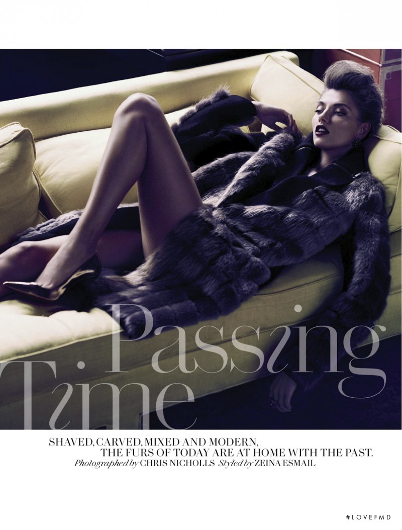 Alina Baikova featured in Passing Time, October 2013