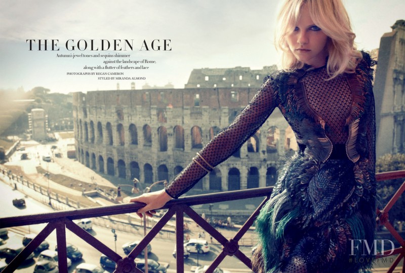 Ginta Lapina featured in The Golden AGe, November 2013