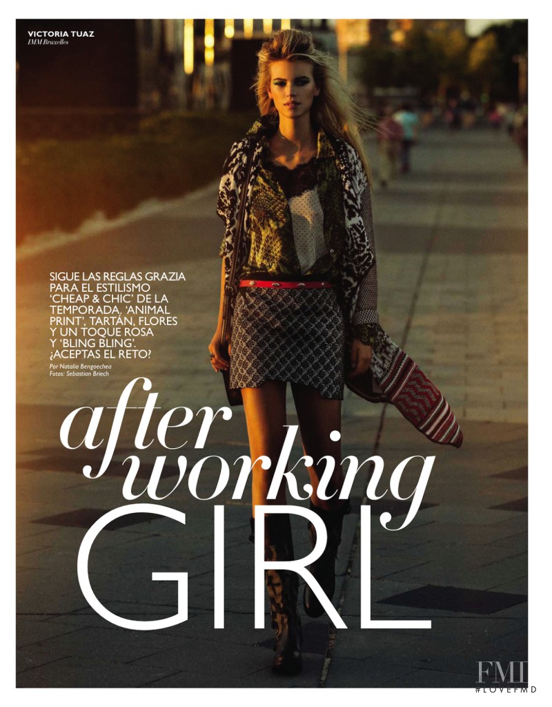 Victoria Tuaz featured in After Working Girl, October 2013