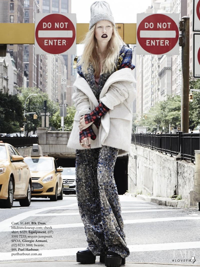 Louise Parker featured in Rebel Rebel, October 2013