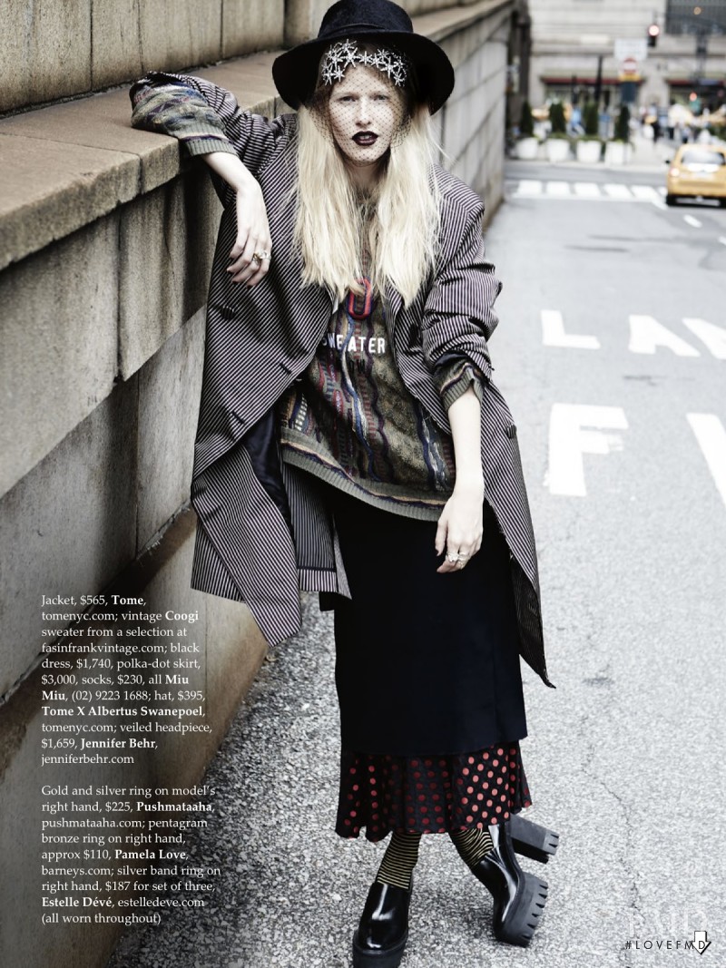 Louise Parker featured in Rebel Rebel, October 2013