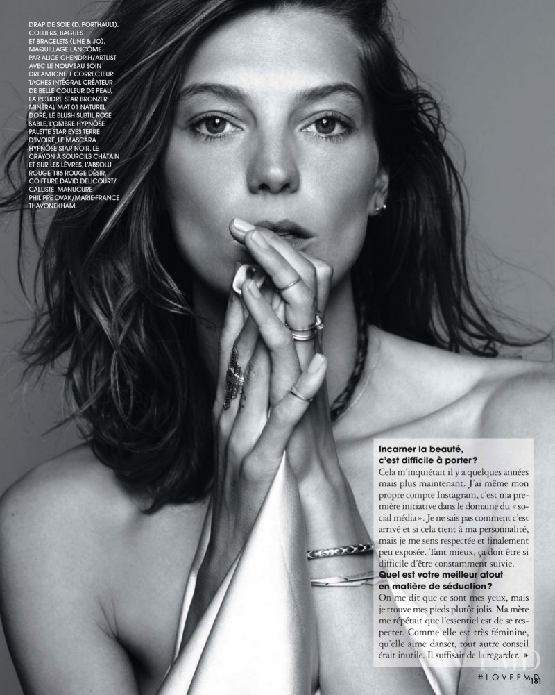 Daria Werbowy featured in Top Nature, November 2013