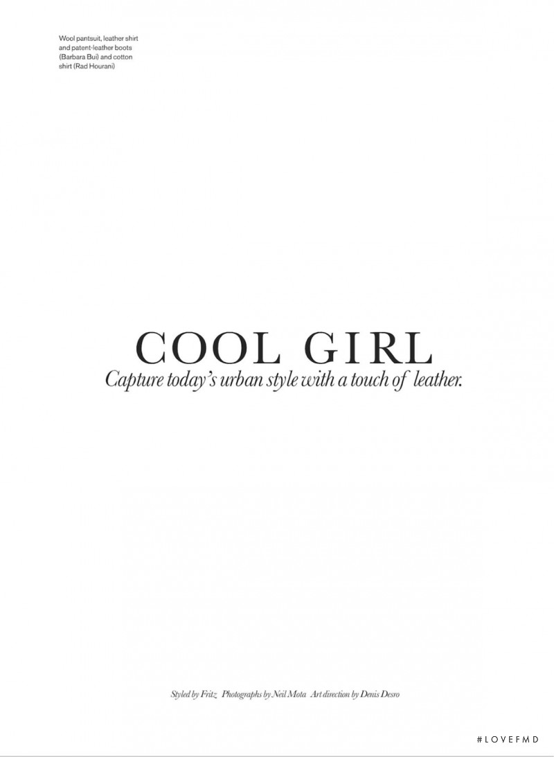 Cool Girl, November 2013