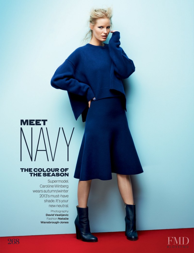 Caroline Winberg featured in Meet Navy, November 2013