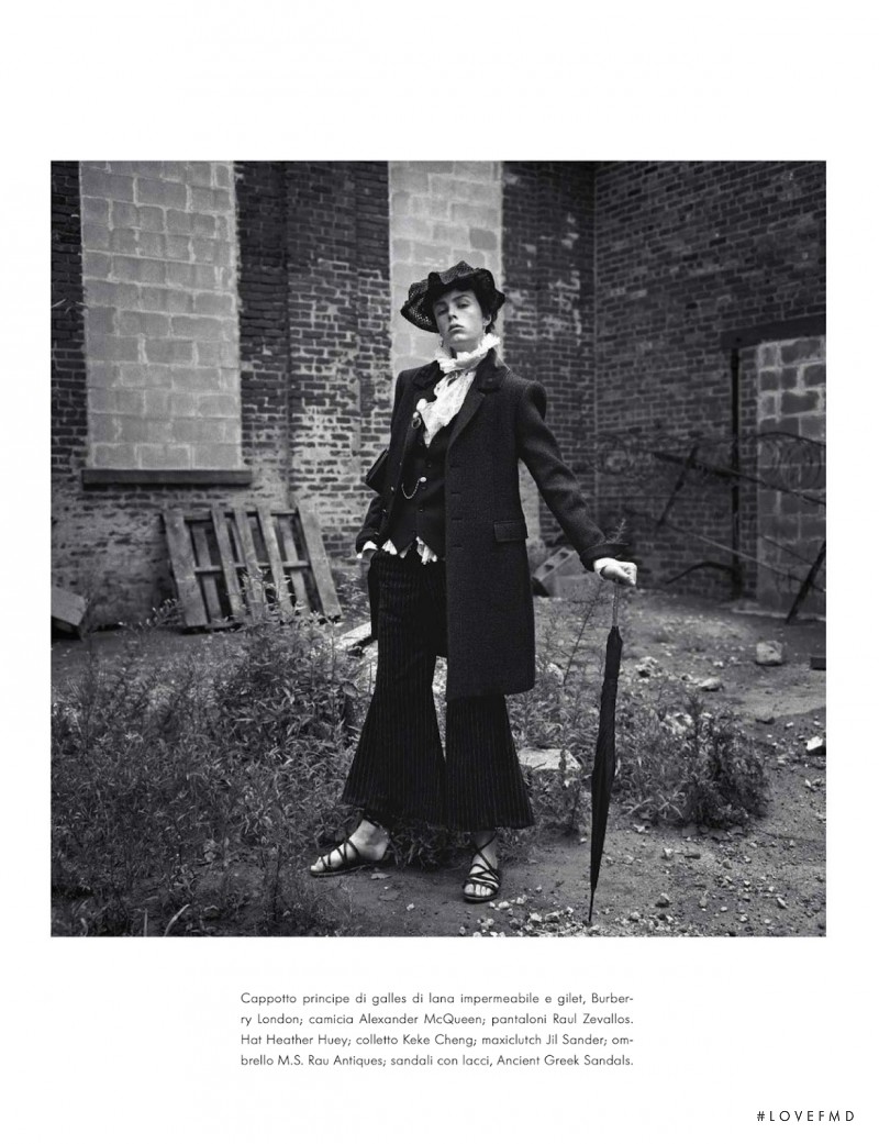 Edie Campbell featured in Brooklyn Dandies, October 2013