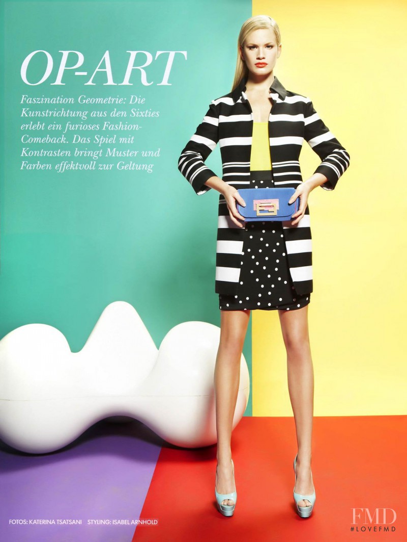 Vicky Andren featured in Op Art, May 2011