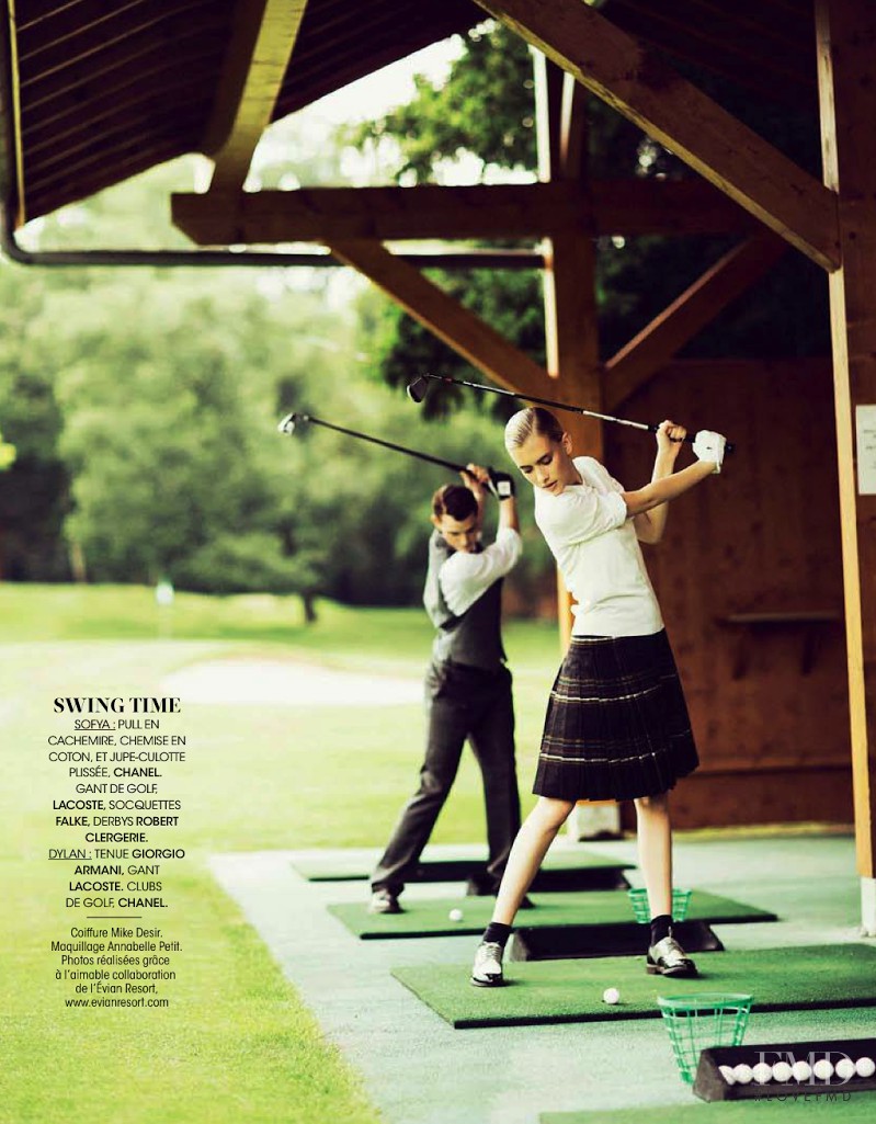 Sofya Titova featured in Golf, September 2013