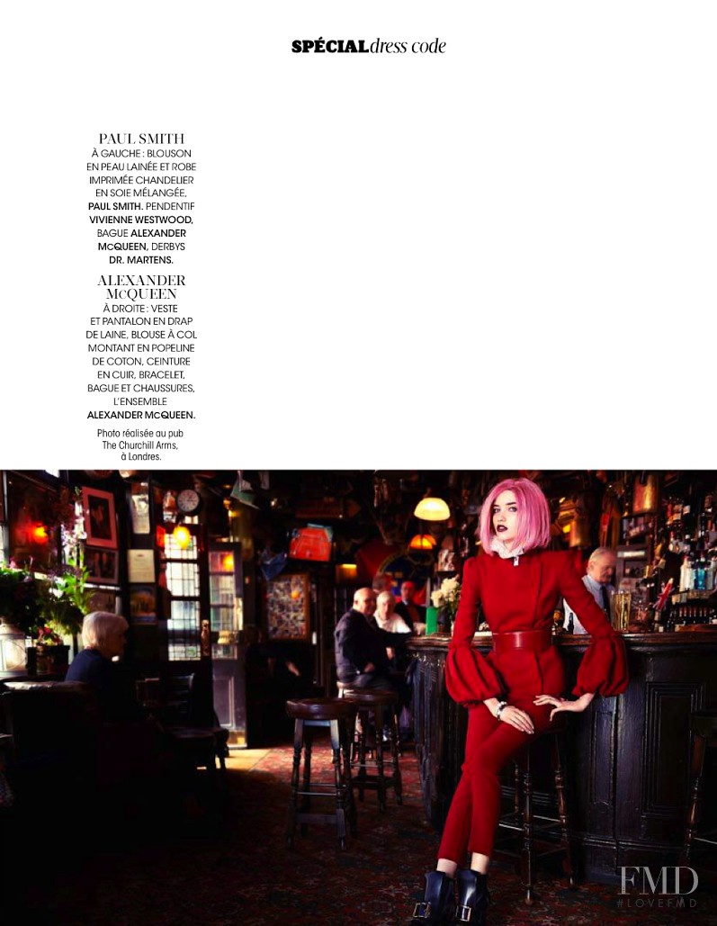 Grace Hartzel featured in Grain De Folie, September 2013