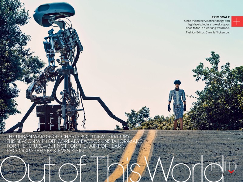 Raquel Zimmermann featured in Out Of This World, November 2013