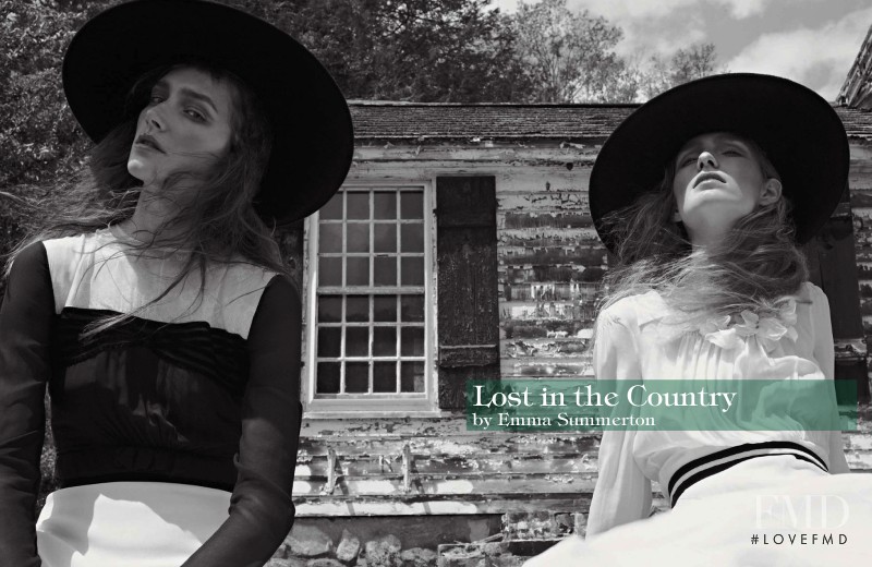 Joséphine Le Tutour featured in Lost In The Country, October 2013