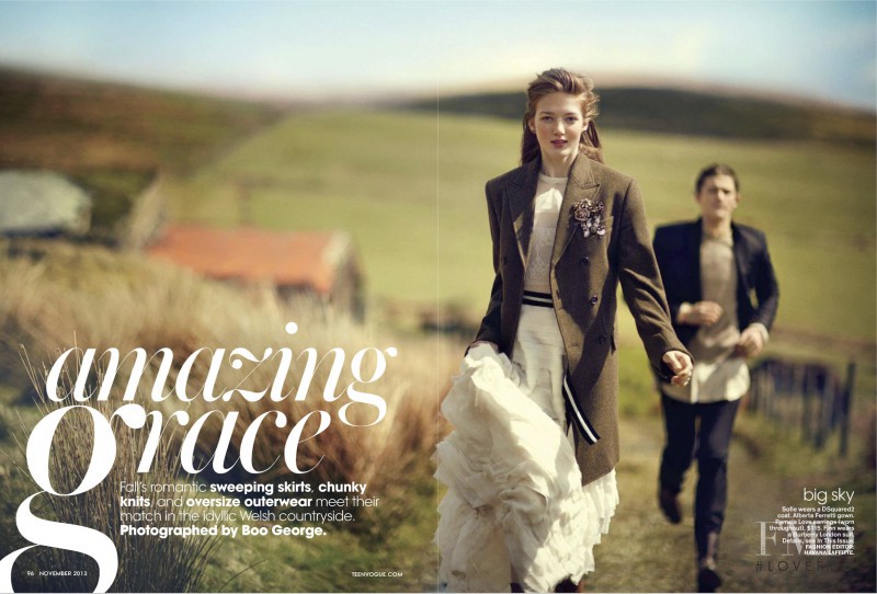 Sofie Sjaastad featured in Amazing Grace, November 2013