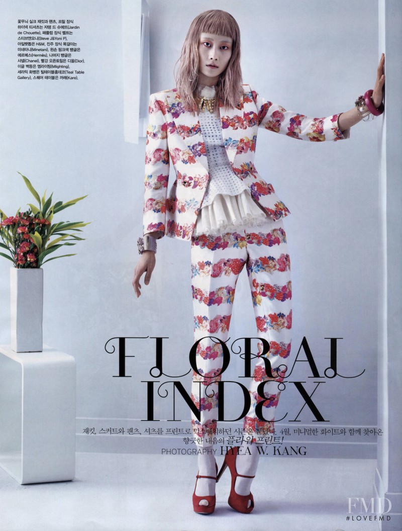 Hyun Yi Lee featured in Floral Index, April 2013