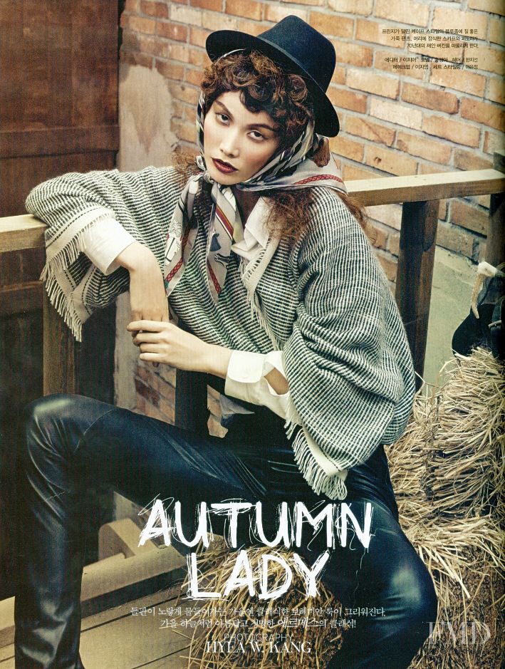 Kyung-Ah Song featured in Autumn Lady, August 2012