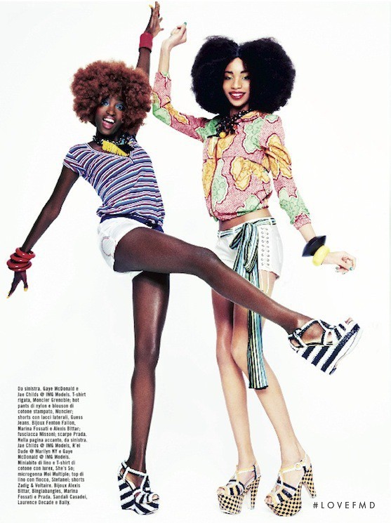 Gaye McDonald featured in Tribute to Black Beauties, May 2011