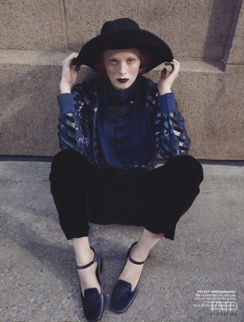 Karen Elson featured in Come As You Are, October 2013