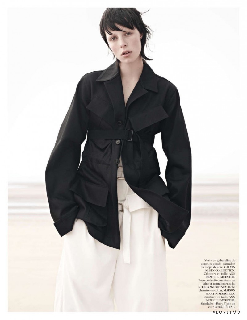 Edie Campbell featured in Sur Le Sable, November 2013