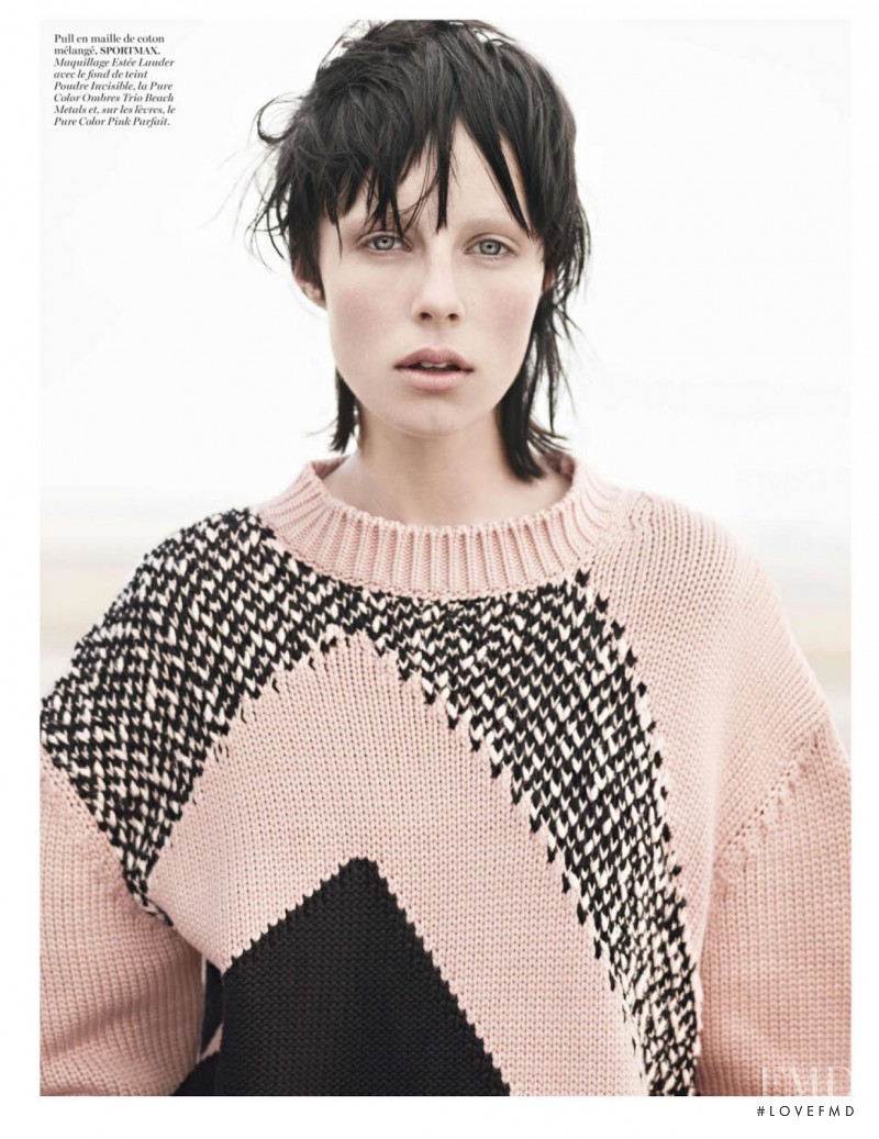 Edie Campbell featured in Sur Le Sable, November 2013