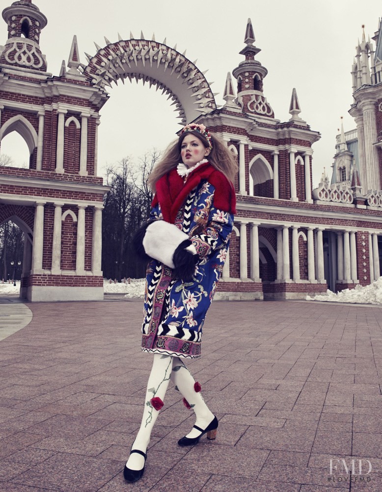 Lindsey Wixson featured in The Anastasia Of Winter, December 2013