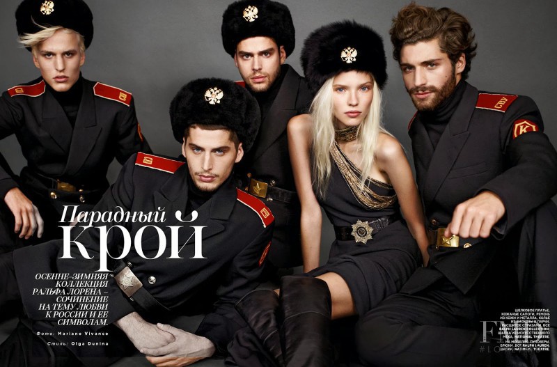 Sasha Luss featured in Front Leg, November 2013