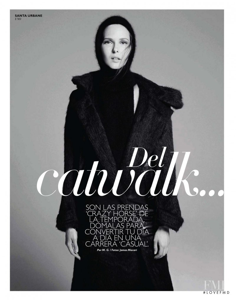 Santa Urbane featured in Del Catwalk...a La Calle, October 2013