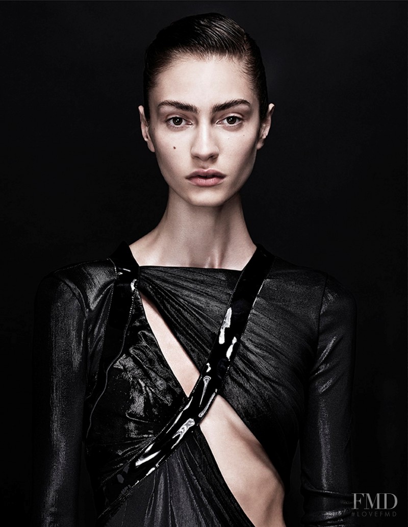 Marine Deleeuw featured in Black Dress, November 2013