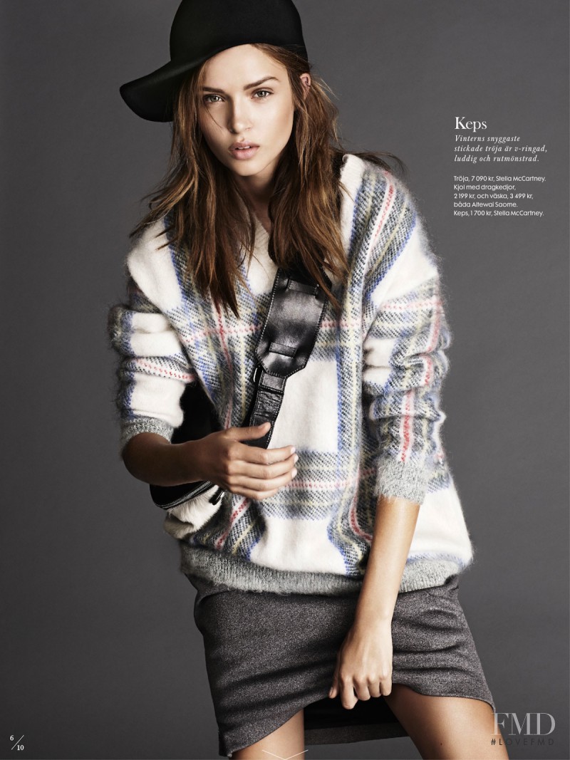 Josephine Skriver featured in Den Nya Linjen, November 2013