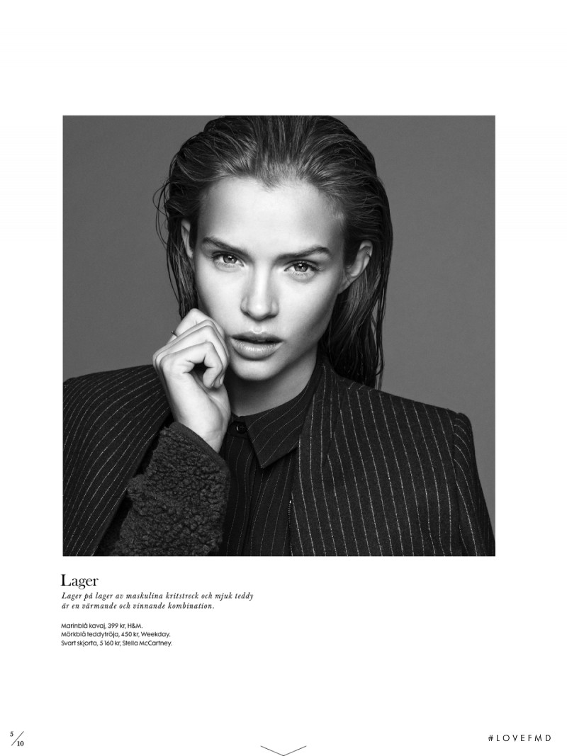 Josephine Skriver featured in Den Nya Linjen, November 2013