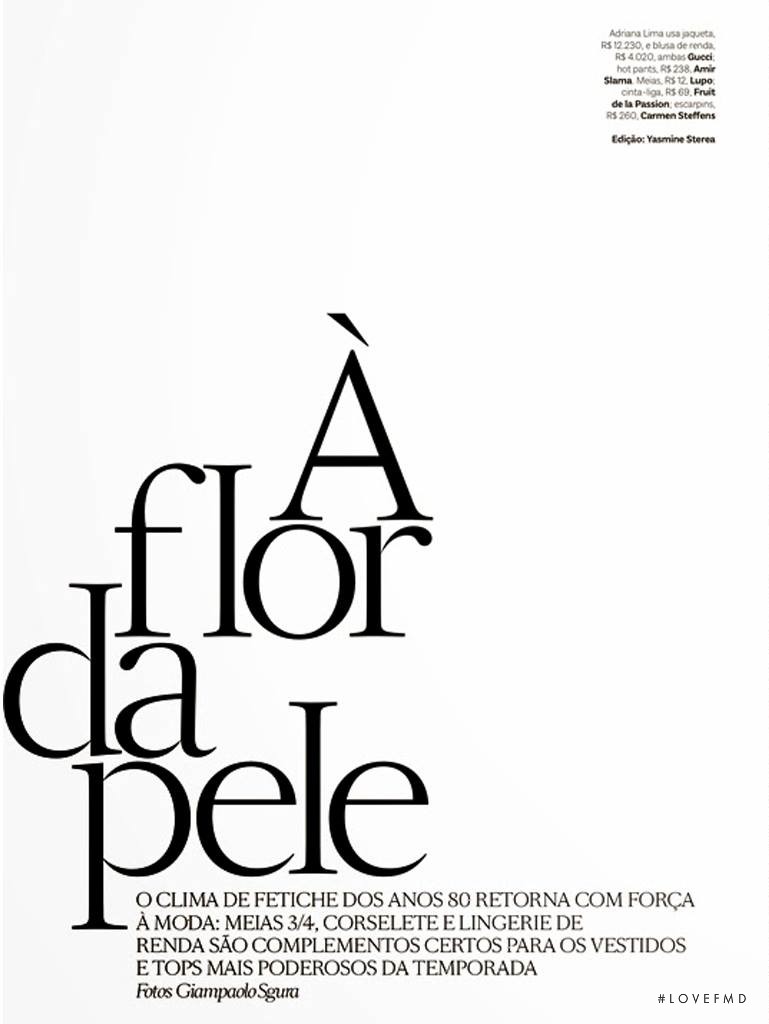 Á Flor Da Pele, October 2013