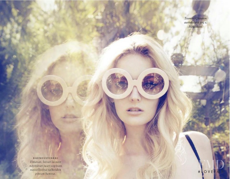 Lydia Hearst featured in Voihan Pitsi, August 2012