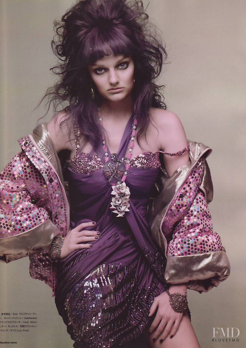 Lydia Hearst featured in Violet Punk, June 2007