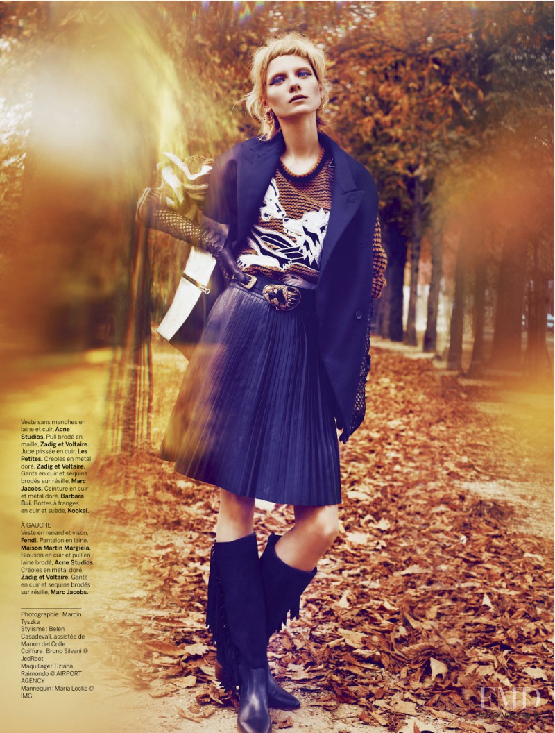 Maria Loks featured in S\'emmêler Les Pinceaux, October 2013
