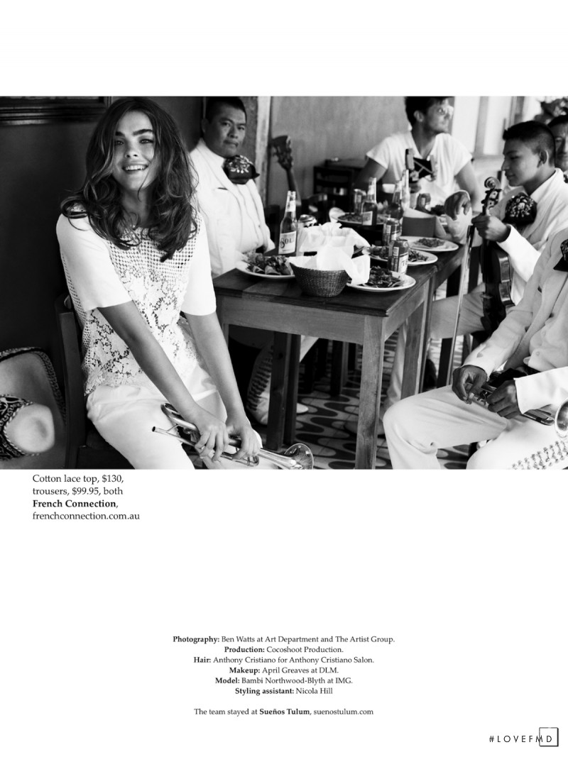 Bambi Northwood-Blyth featured in La Bonita, November 2013