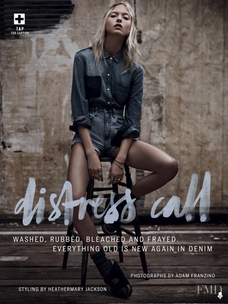 Martha Hunt featured in Distress Call, November 2013