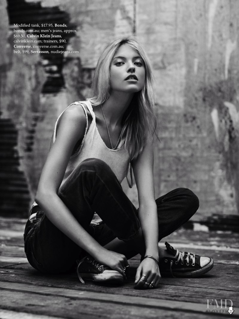 Martha Hunt featured in Distress Call, November 2013