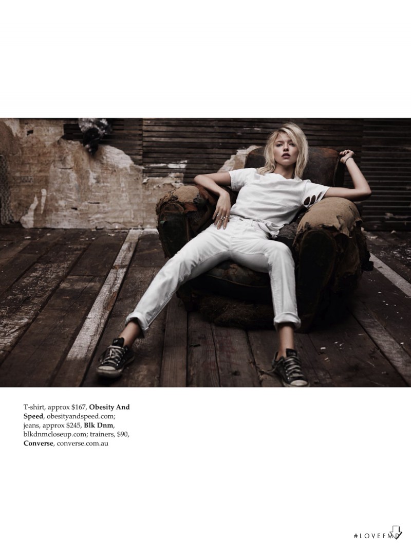 Martha Hunt featured in Distress Call, November 2013