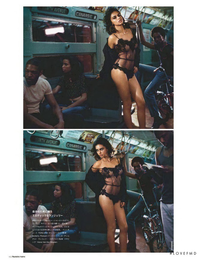 Adriana Lima featured in Adriana Express, December 2013