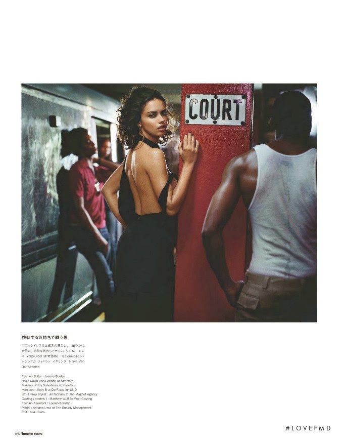 Adriana Lima featured in Adriana Express, December 2013