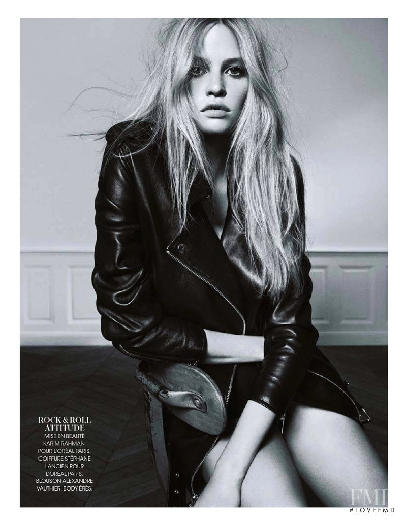 Lara Stone featured in Beauty, October 2013