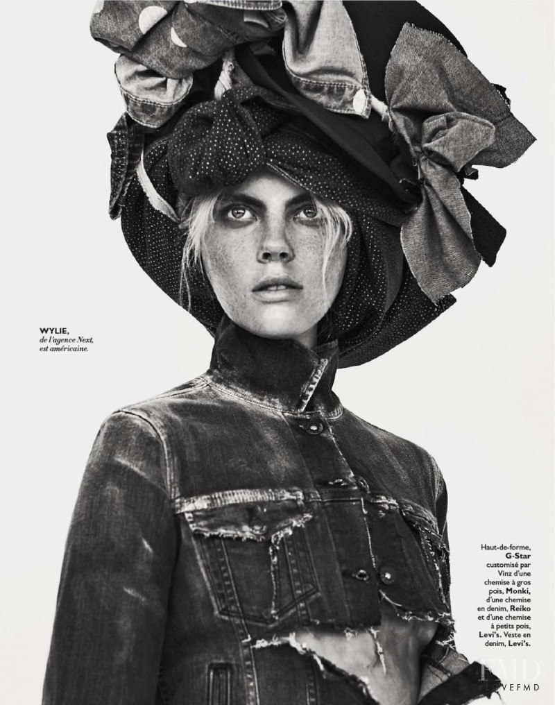 Wylie Hays featured in Jeanétiquement Modifié, November 2013