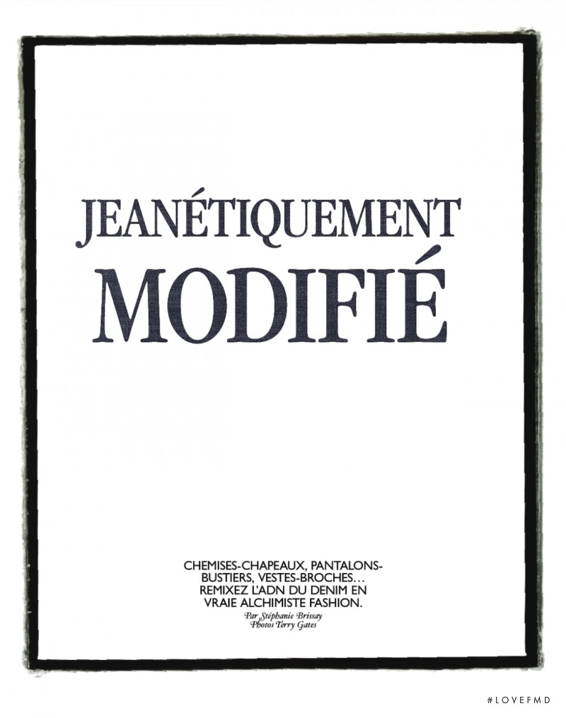 Jeanétiquement Modifié, November 2013