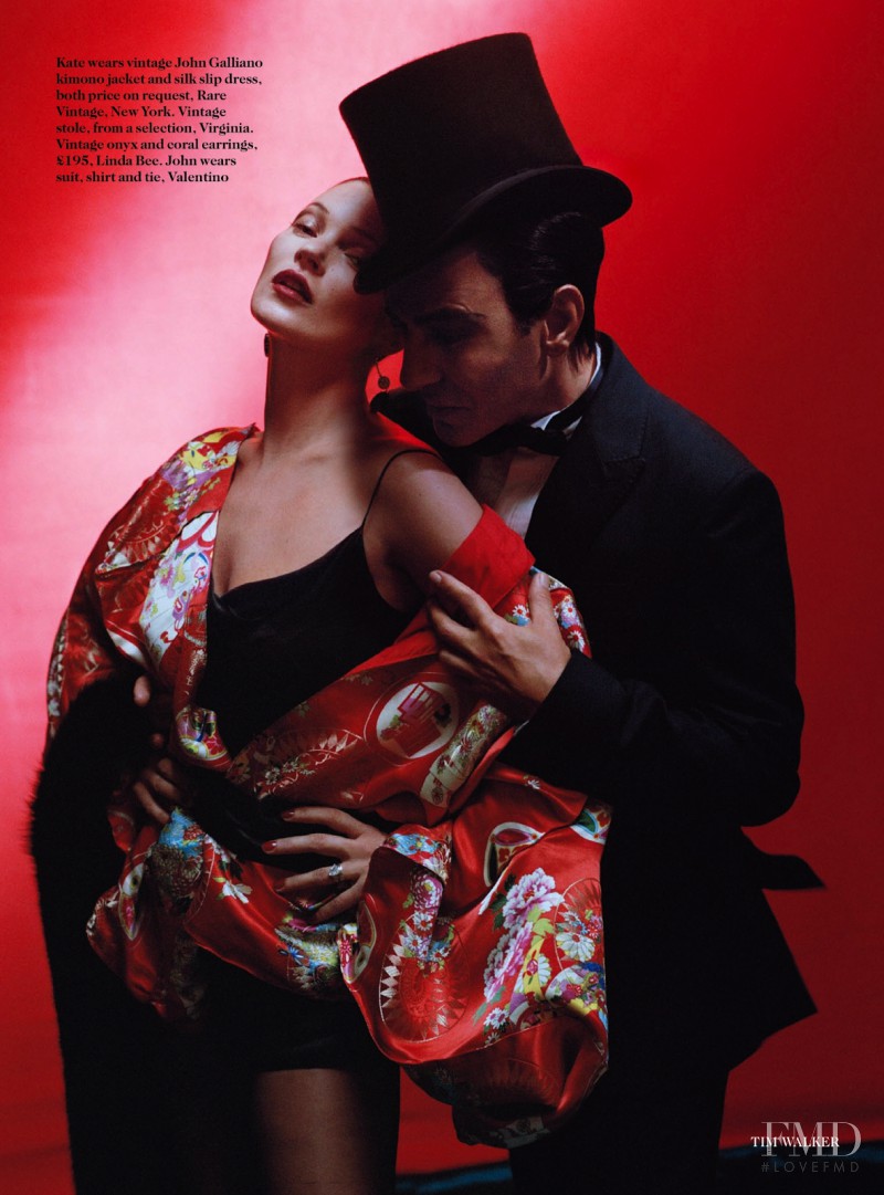Kate Moss featured in Fantasia, December 2013