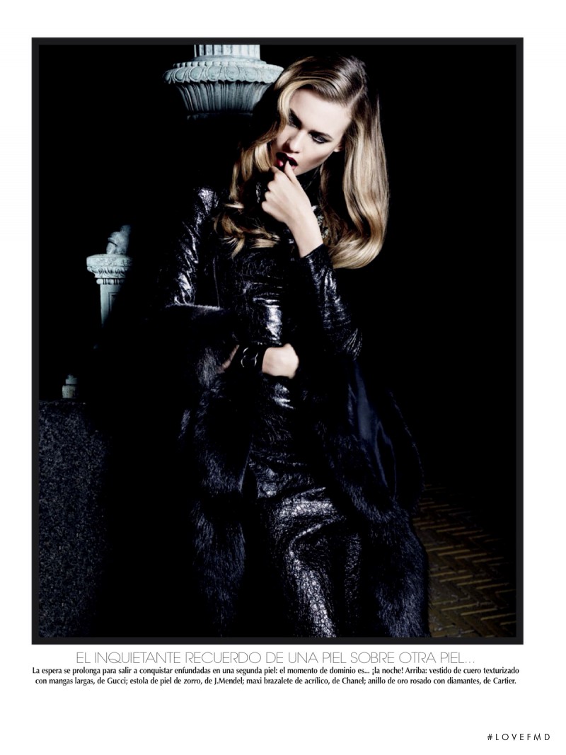 Behati Prinsloo featured in Diva Noir, November 2013