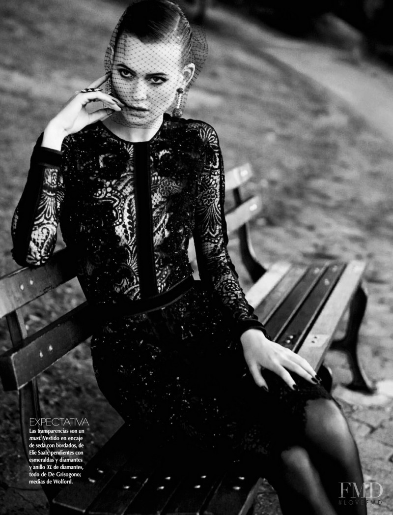 Behati Prinsloo featured in Diva Noir, November 2013