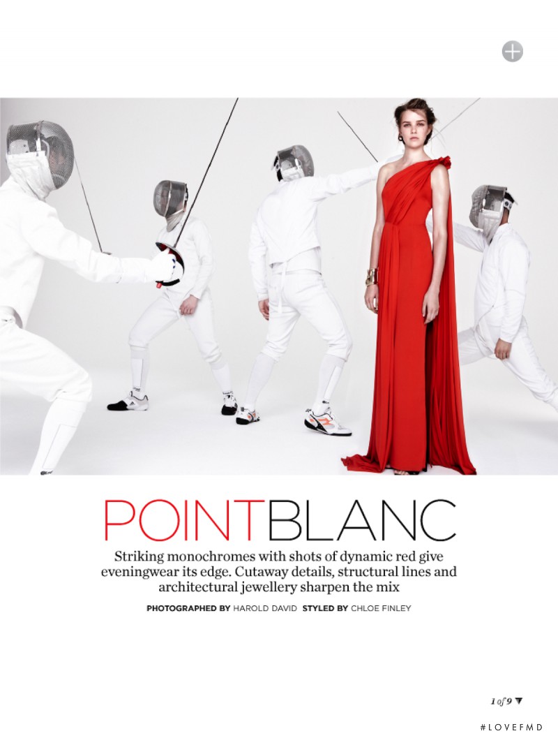 Marli Libucha featured in Point Blanc, December 2013
