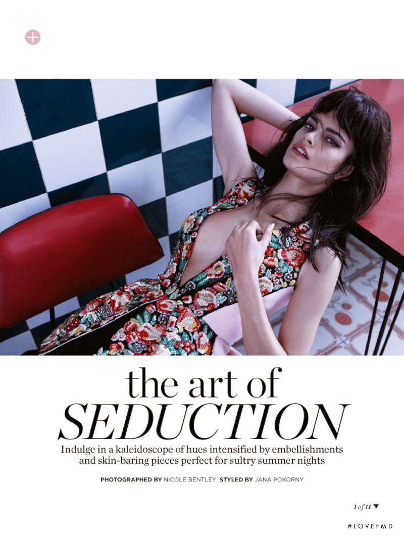 Liah Cecchellero featured in The Art Of Seduction, December 2013