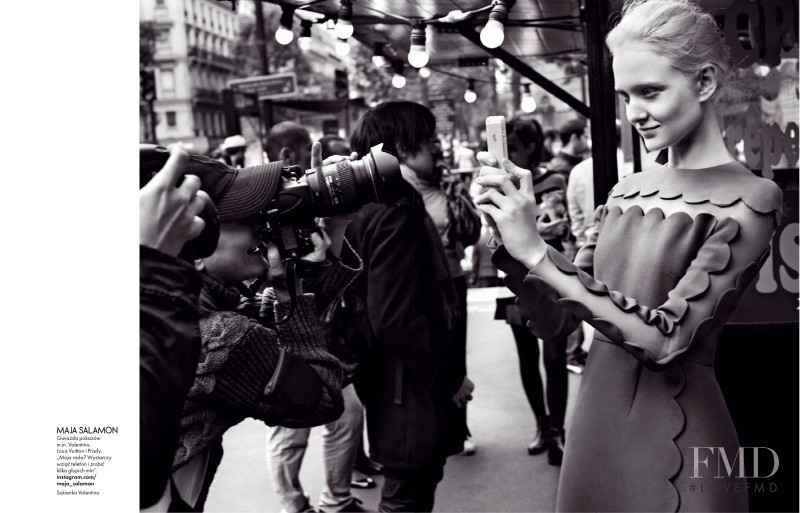 Maja Salamon featured in Portret Podwójny, December 2013