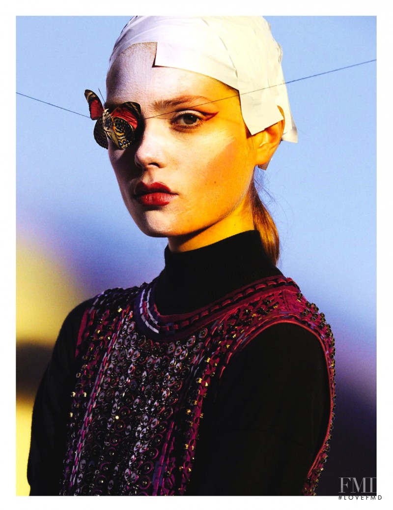 Caroline Brasch Nielsen featured in Chrysalide, November 2013