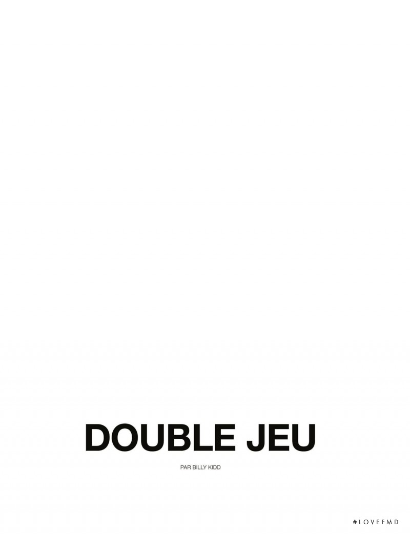 Double Jeu, November 2013