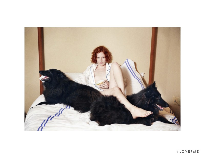 Karen Elson featured in At Ease, September 2013